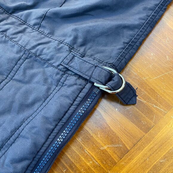 Vintage 1st Down Navy Blue Winter Ski Overalls Kids Size 14 1980s - Picture 5 of 14